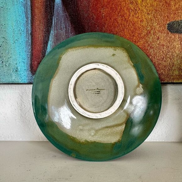 Madeline originals green scale pattern plate - Picture 3 of 9